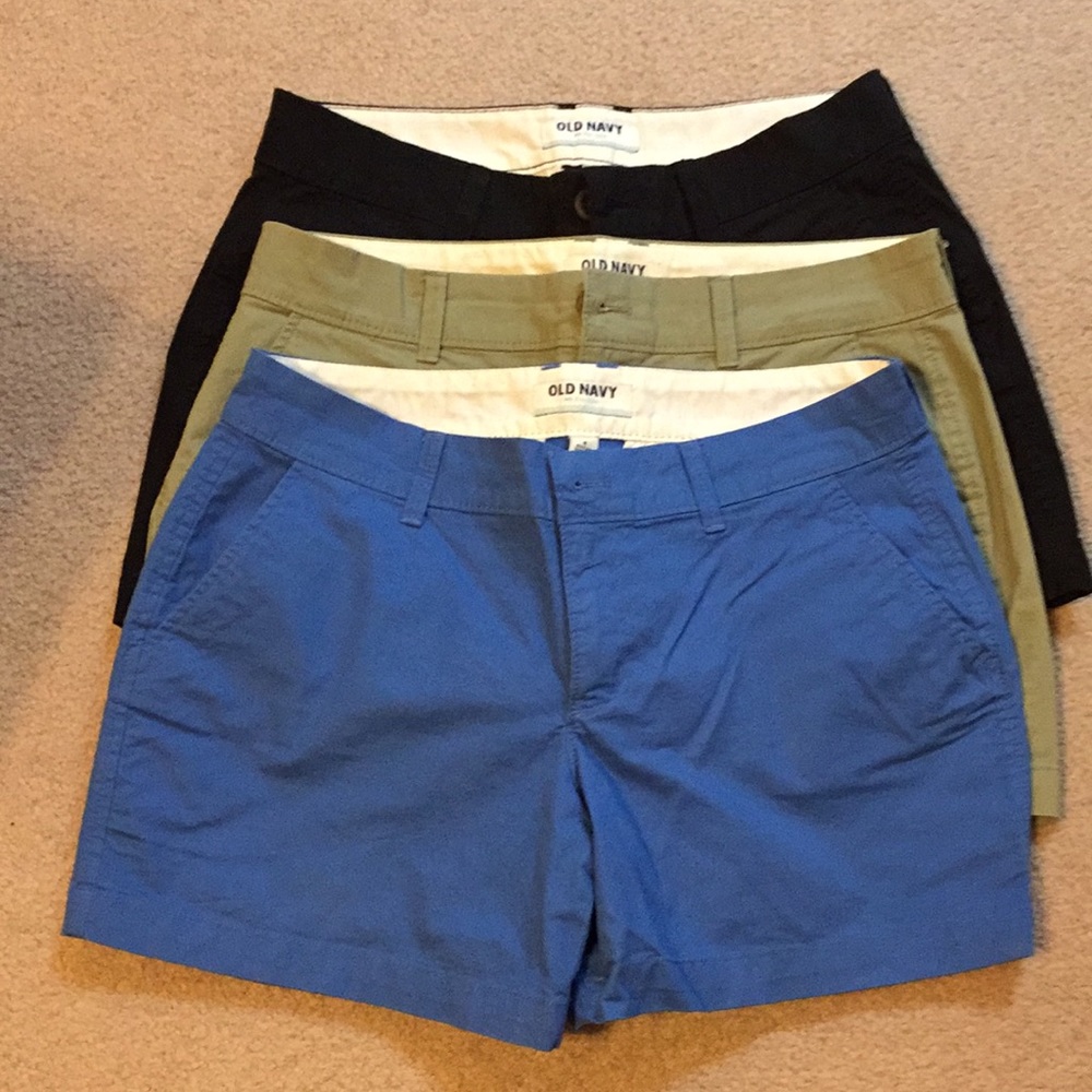 3 pairs of Old Navy Shorts. Size 4.